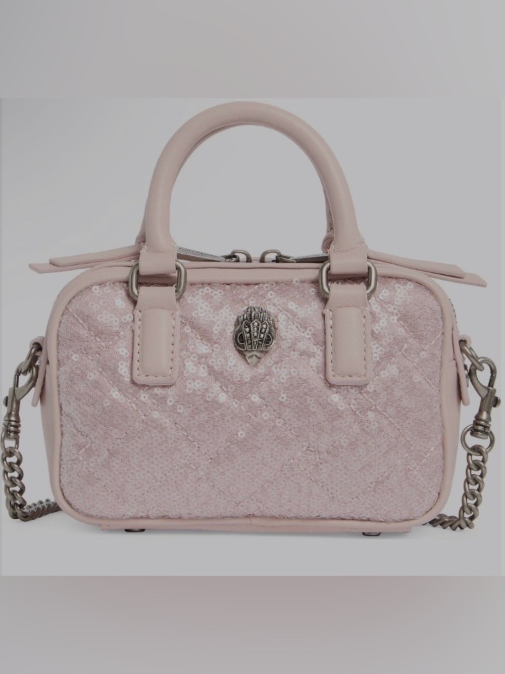 Kurt Geiger London NWT Kensington Extra Small Duffle Crossbody Bag in Lilac